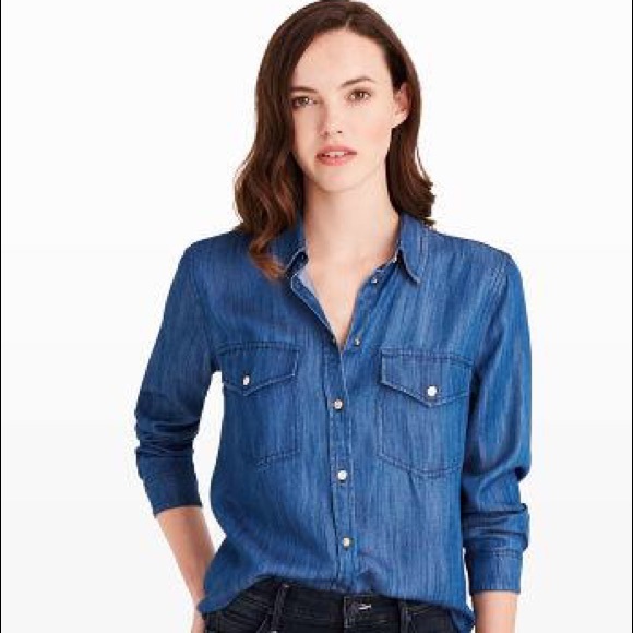 club monaco denim shirt